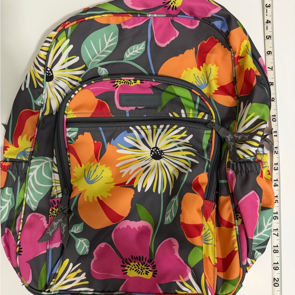 Vera Bradley jazzy blooms Floral Women's Backpack